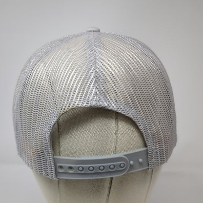 Yupoong Trucker Hat Gray One Size New Hampshire Green Script Mesh Back Hat