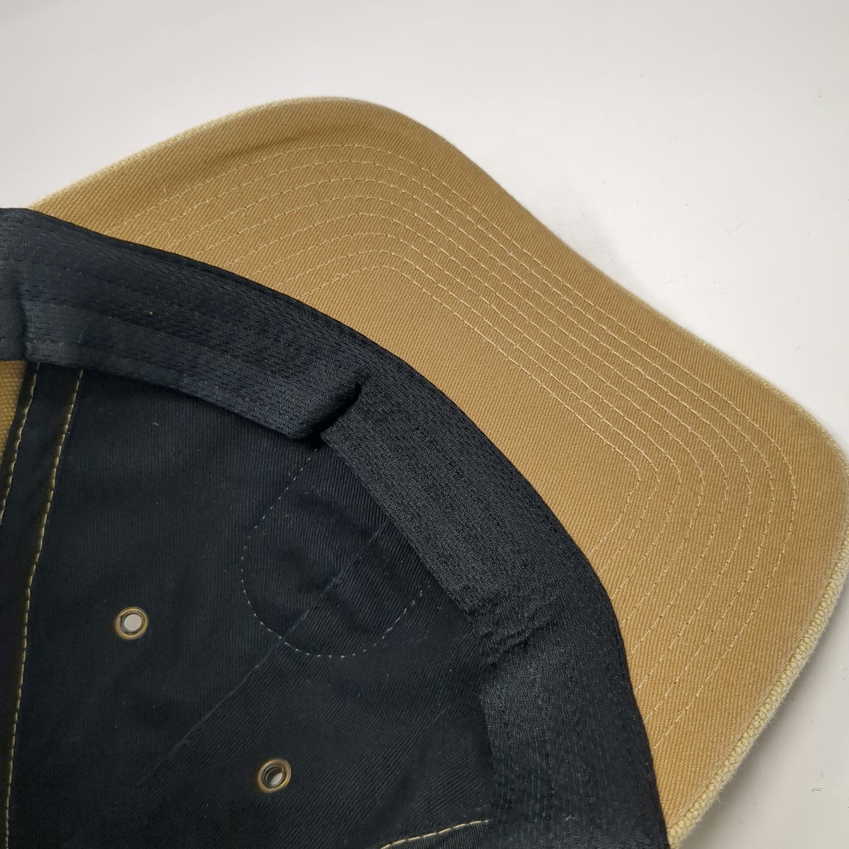TechStyles Baseball Cap Beige One Size Mount Vernon Virginia Hat Slideback