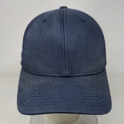 Yupoong Fitted Hat Blue S/M Flexfit Lightweight Vented Holes 6 Panel Blank