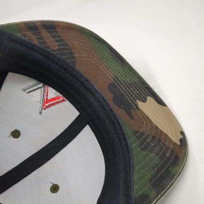 Victory Archery Trucker Hat Green Black Red White One Size Camo Snapback Mesh