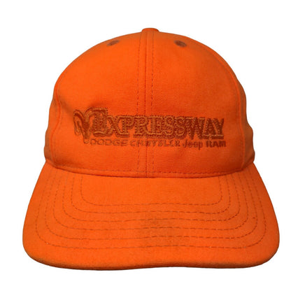 Expressway Dodge Chrysler Jeep Ram Snapback Hat Orange One Size