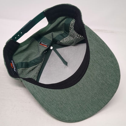 Pukka Jug Mountain Ranch 5 Panel Green Hat One Size Snapback Perforated Mesh