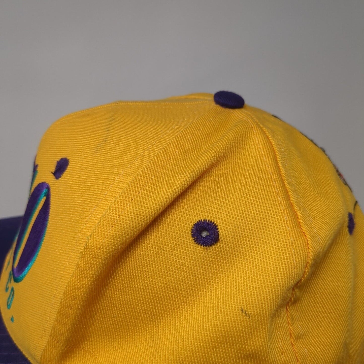Mickey & Co. Snapback Hat Multi One Size Embroidered Colorblock Disney