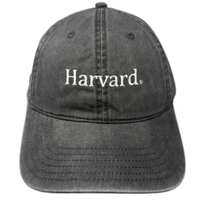 Quality Graphics Harvard Gray White One Size Baseball Cap Hat Slideback Twill