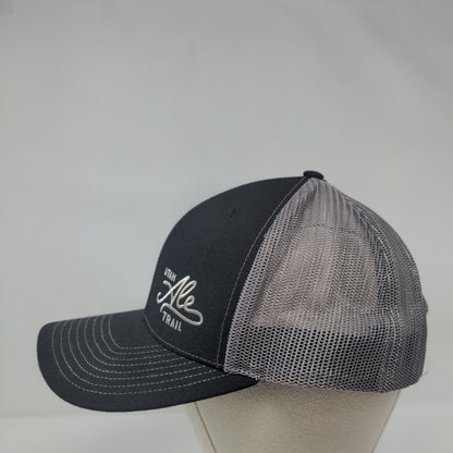 Utah Ale Trail Snapback Trucker Hat Black One Size Mesh Back 6 Panel Richardson
