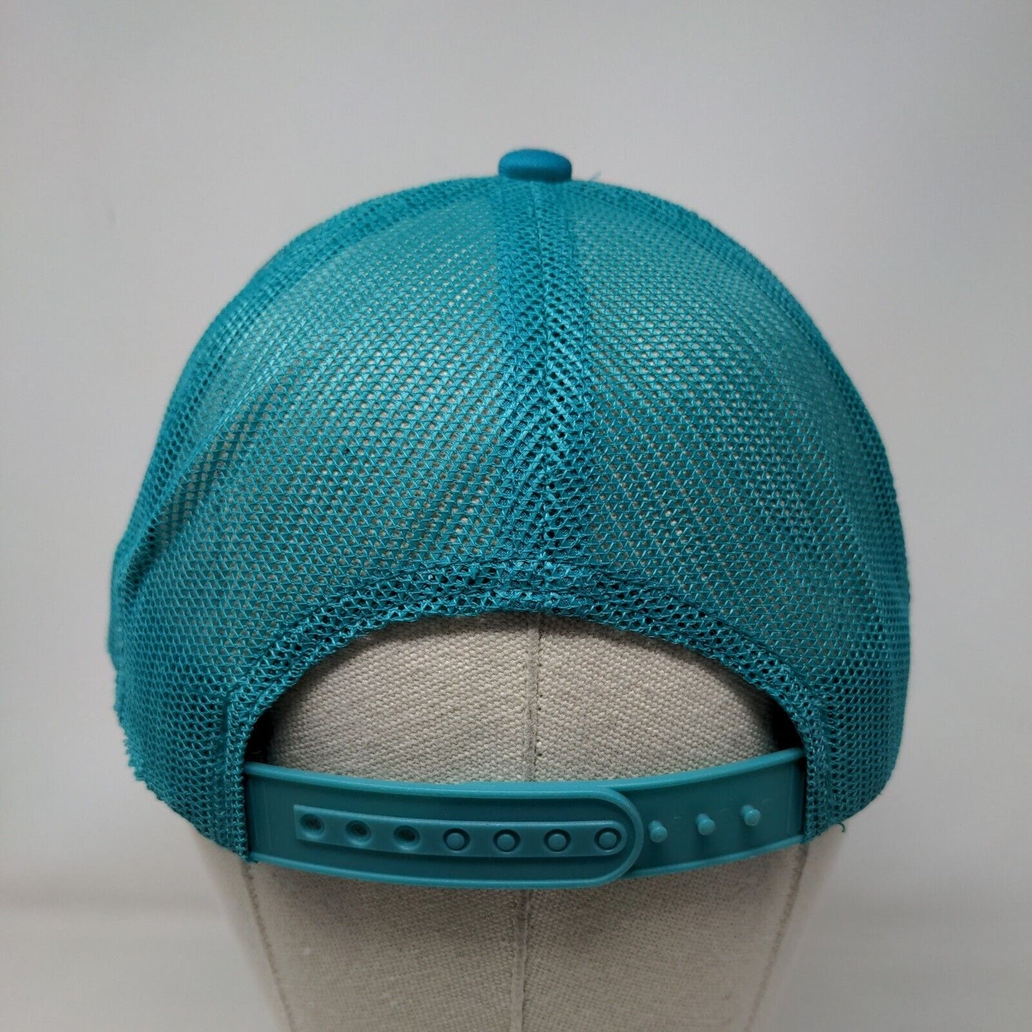 Bass Pro Shops Snapback Trucker Hat Blue OSFM Gone Fishing Mesh Back