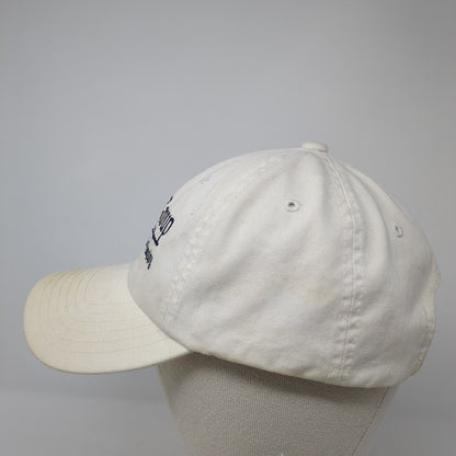 The Butler Group Slideback Hat Beige One Size Adjustable Embroidered