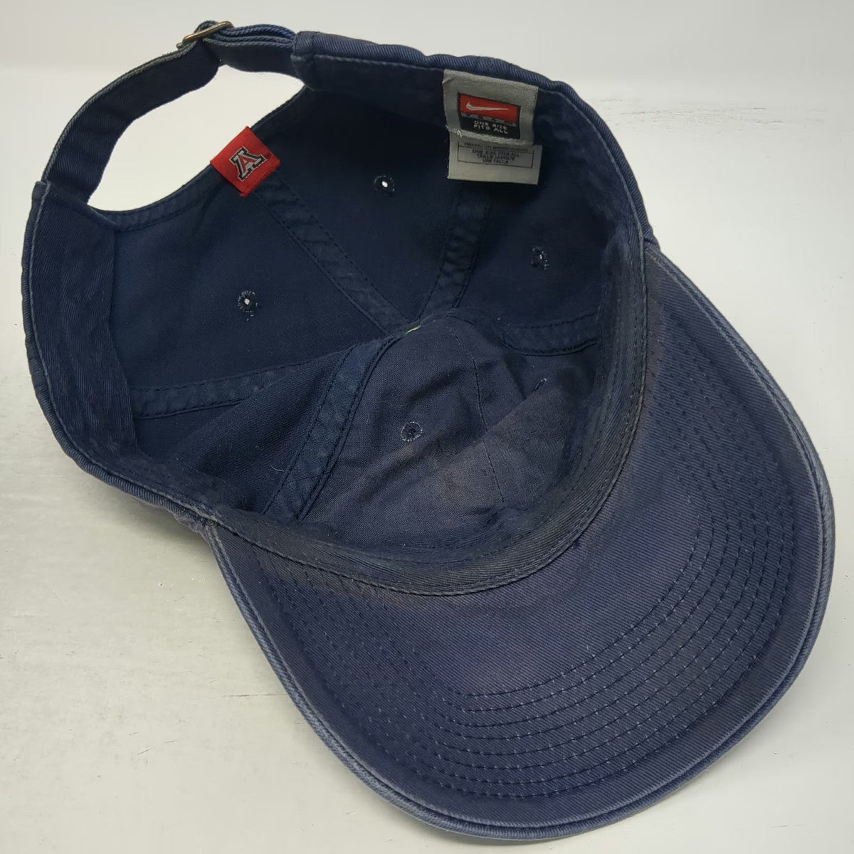 Arizona Wildcats NCAA Nike Blue One Size Cap Hat Embroidered Swoosh Slideback