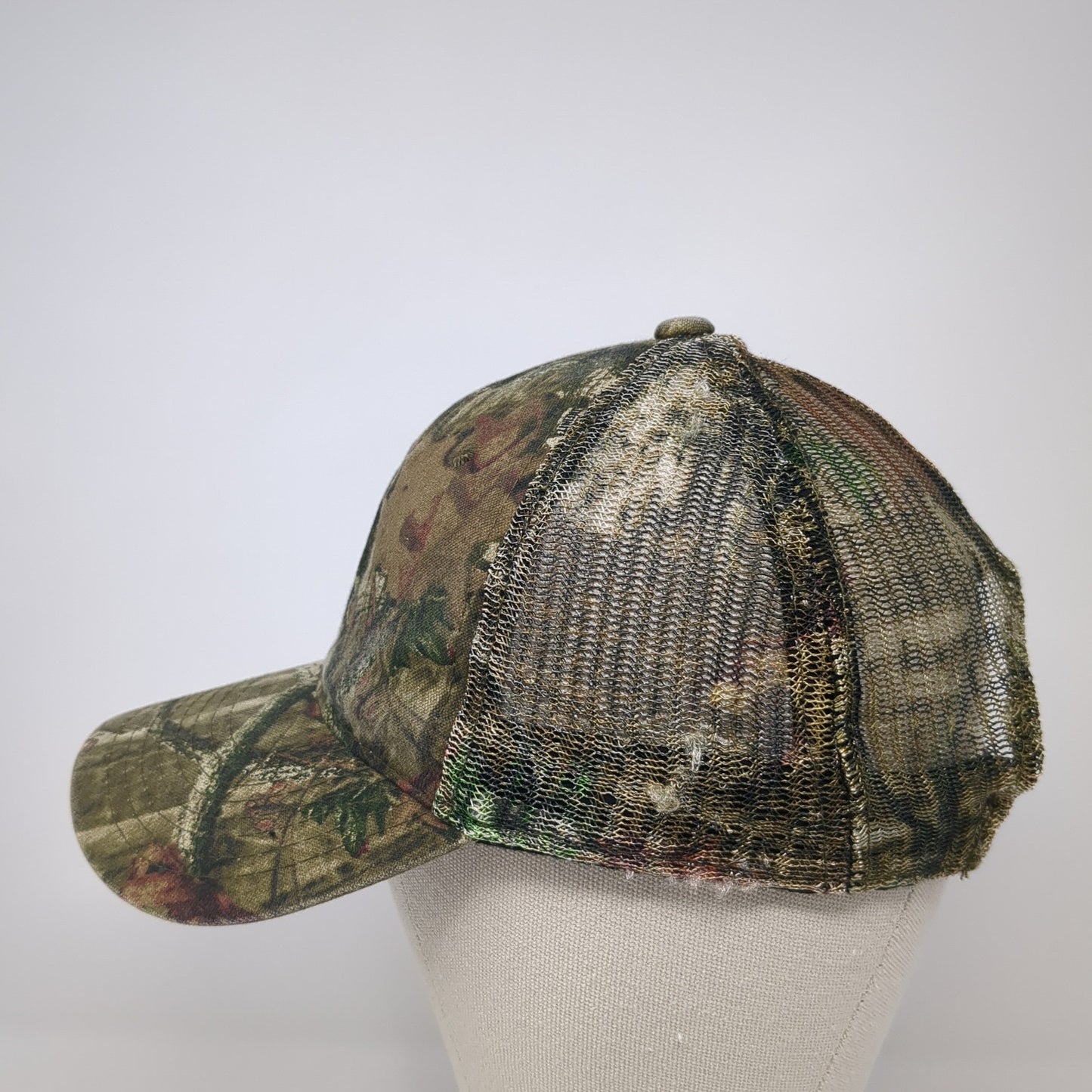 Signatures Strapback Trucker Hat Multicolor One Size Adjustable Camouflage