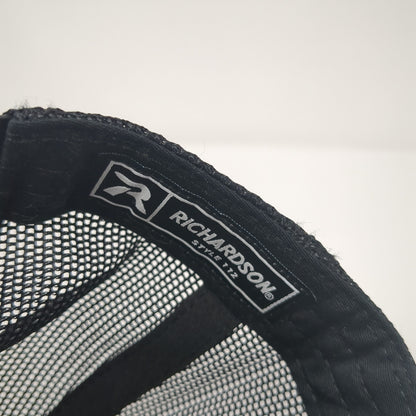 Delta Demo Group Snapback Trucker Hat Black One Size Mesh Back Adjustable