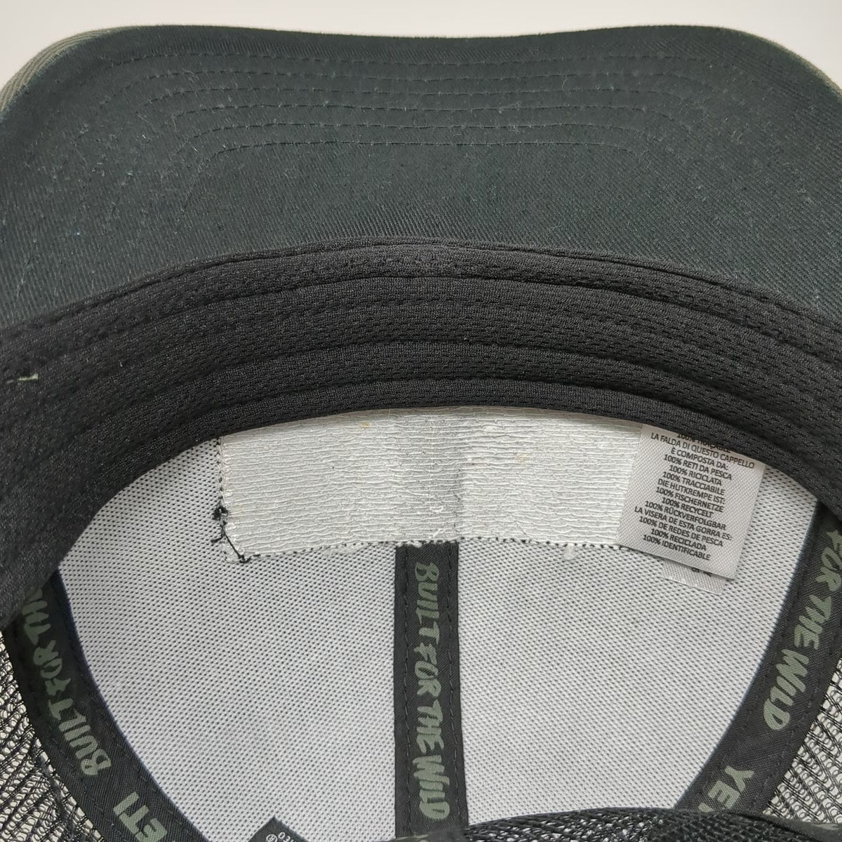 YETI Trucker Hat Green Black One Size Snapback Mesh Back Patch Logo Outdoor Hat