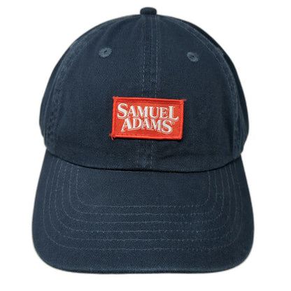 Samuel Adams Baseball Cap Blue One Size Slideback Cotton Beer Mascot Logo Hat