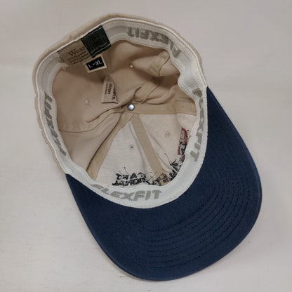 Multicraft International Fitted Hat Tan Large/XL Embroidered WearGuard