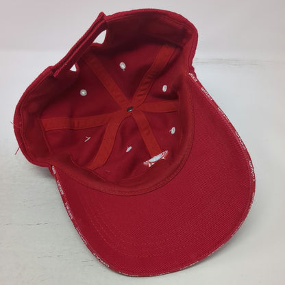 Kenworth Baseball Cap Red One Size Embroidered Logo Strapback Trucking Hat