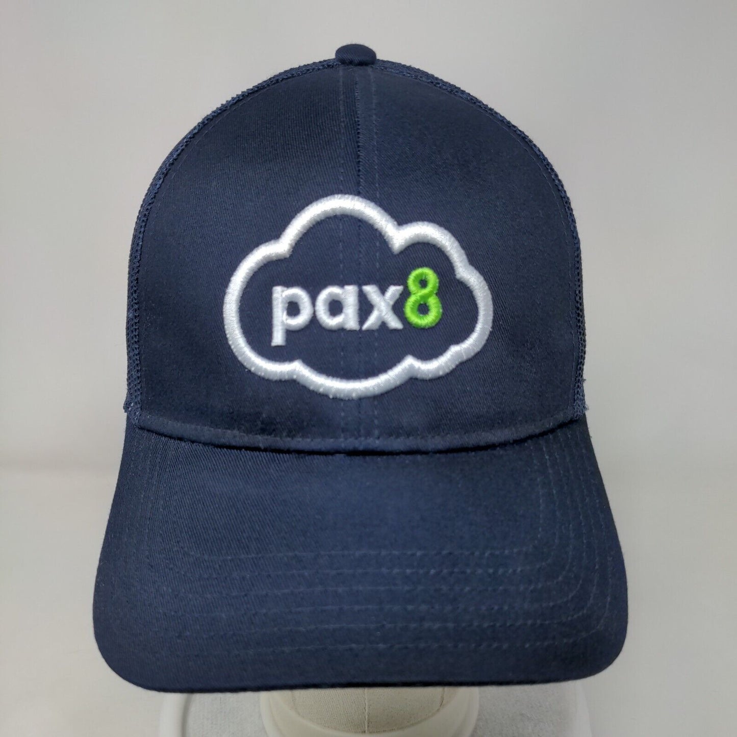 Pax8 Cloud Snapback Mesh Back Trucker Hat Blue OSFM Embroidered Otto
