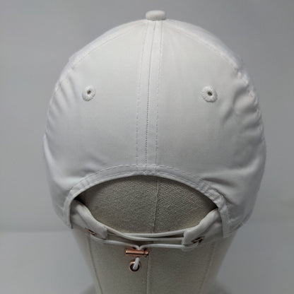 Black Clover Live Lucky Toggle Back Hat White OSFA Adjustable Solid