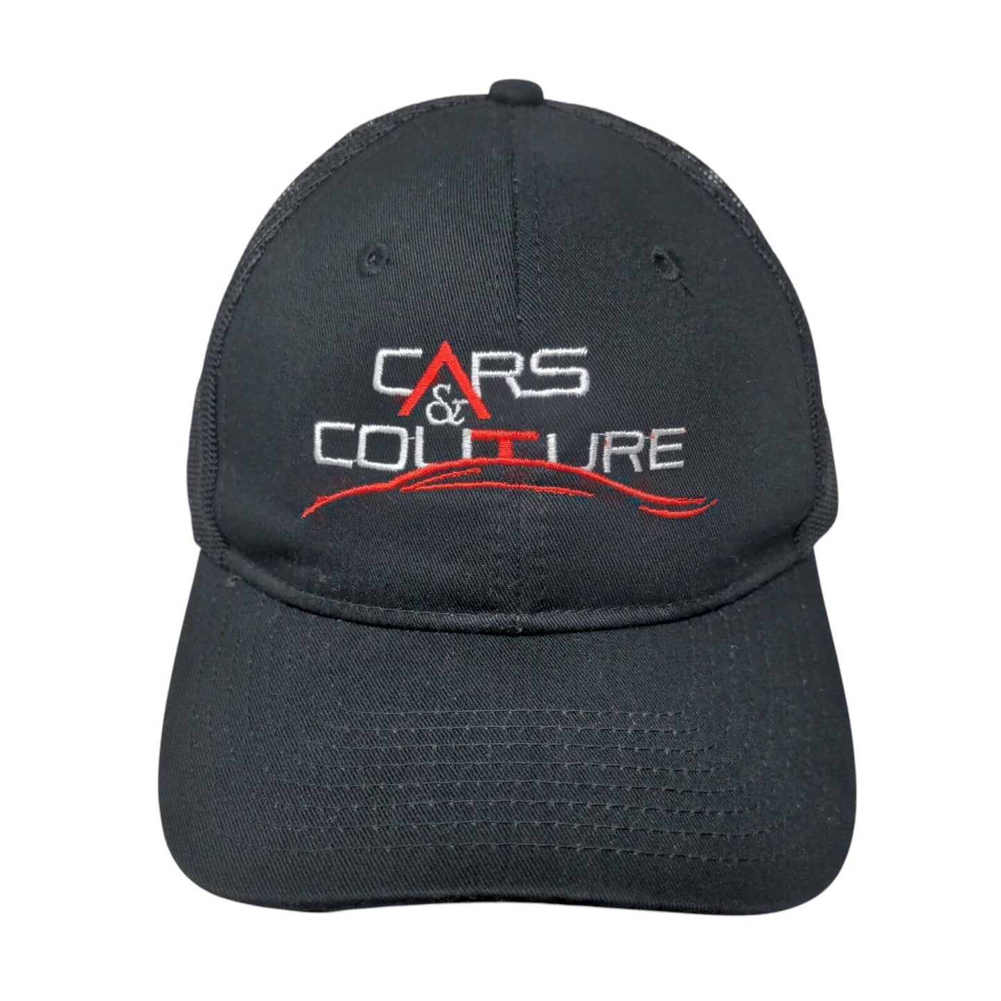 Cars & Couture Snapback Trucker Hat Black One Size Adjustable Port Authority