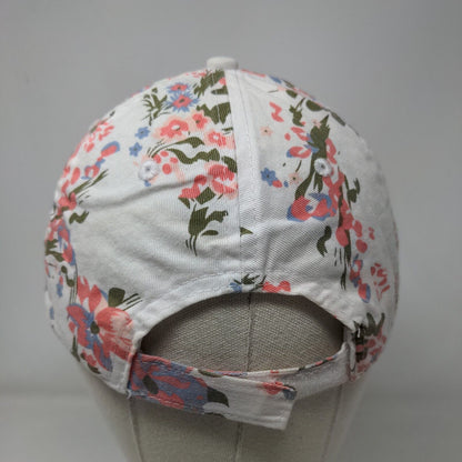 Unbranded Strapback Hat Multicolor OSFM Adjustable Floral Vented Holes 6 Panel