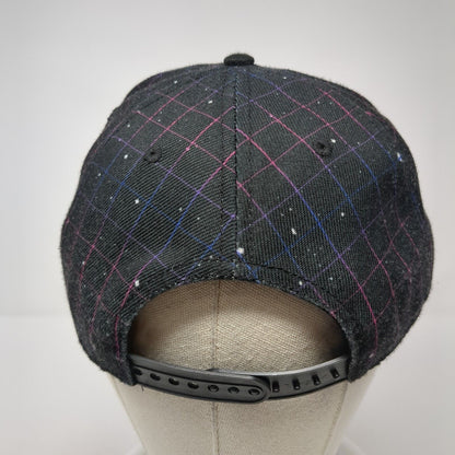 Rick And Morty Snapback Hat Black One Size Check Wubba Lubba Dubdub