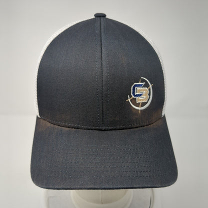 Pacific Headwear Snapback Mesh Back Trucker Hat Blue One Size Logo