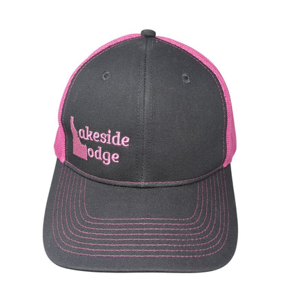 Lakeside Lodge Idaho Snapback Trucker Hat Multi One Size Mesh Back