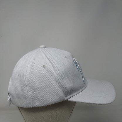 Letter A Slideback Hat White One Size Embroidered Oh Whale 6 Panel