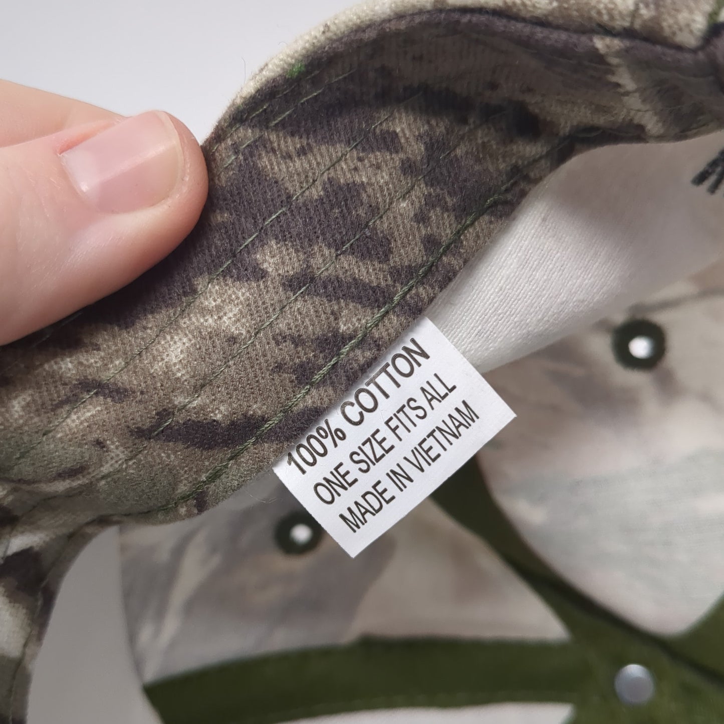 Valleywide Cooperative Baseball Cap Multicolor One Size Adjustable Camouflage
