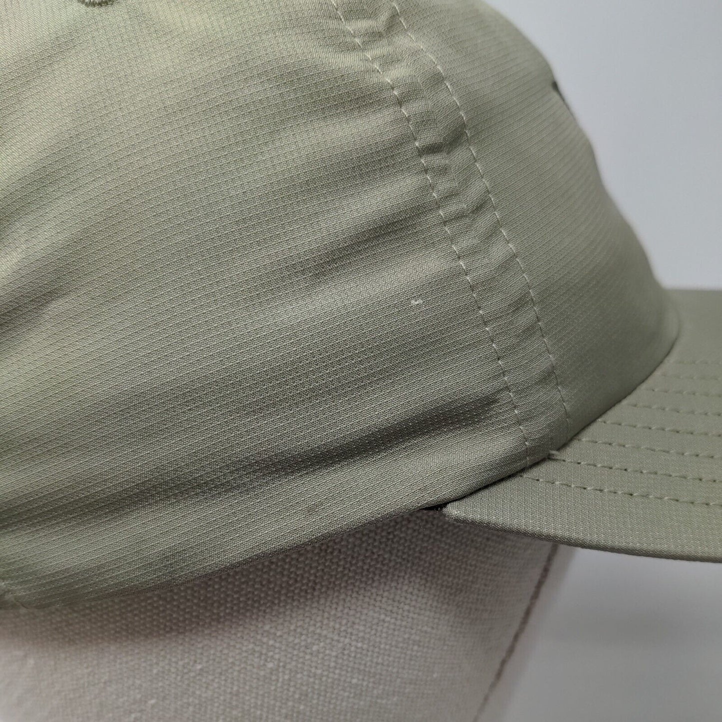 Richardson Strapback Hat Green One Size Embroidered Logo Adjustable