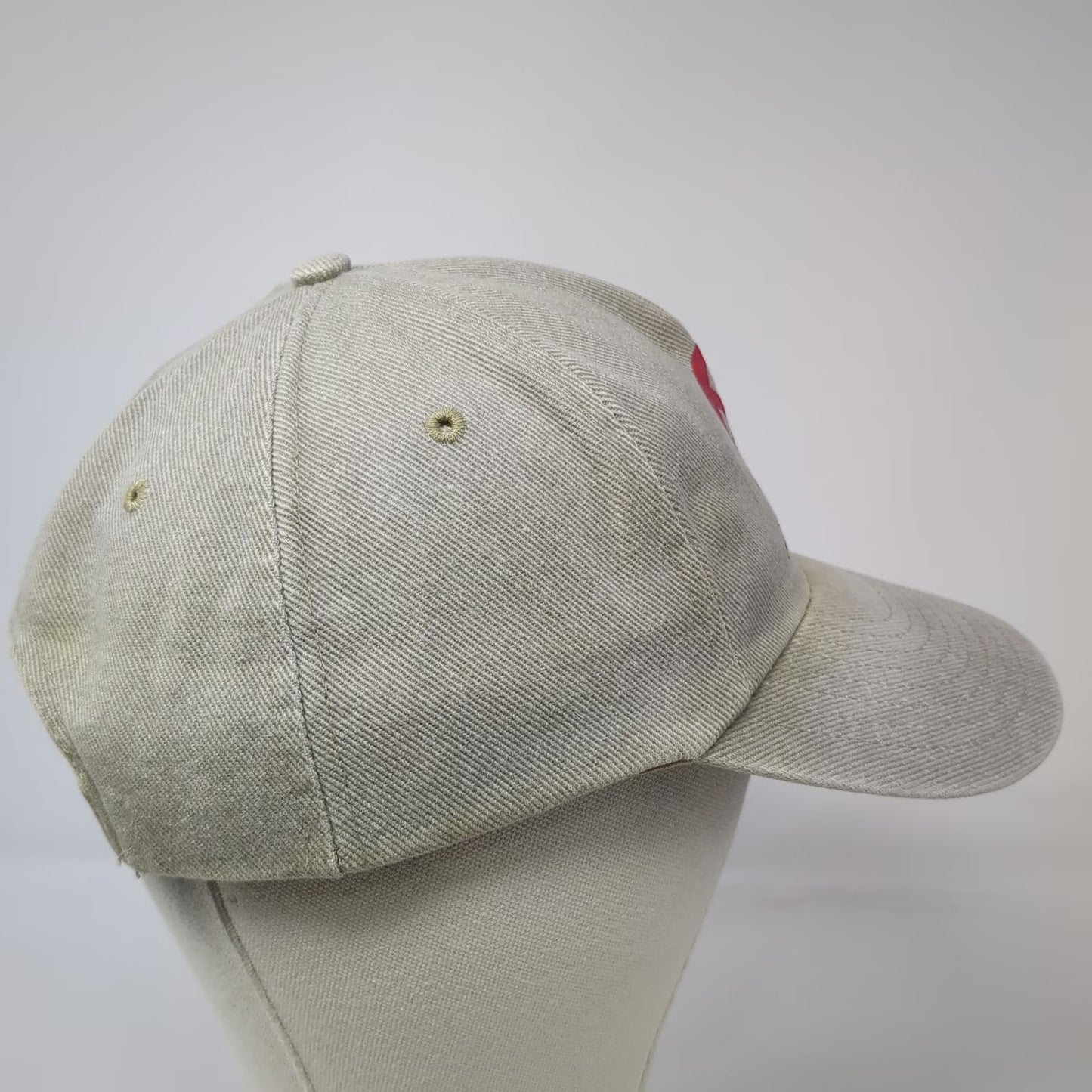 Nissun Cap 5 Panel Beige One Size Snapback 1-888-DIG-SAFE Digging Safety Hat