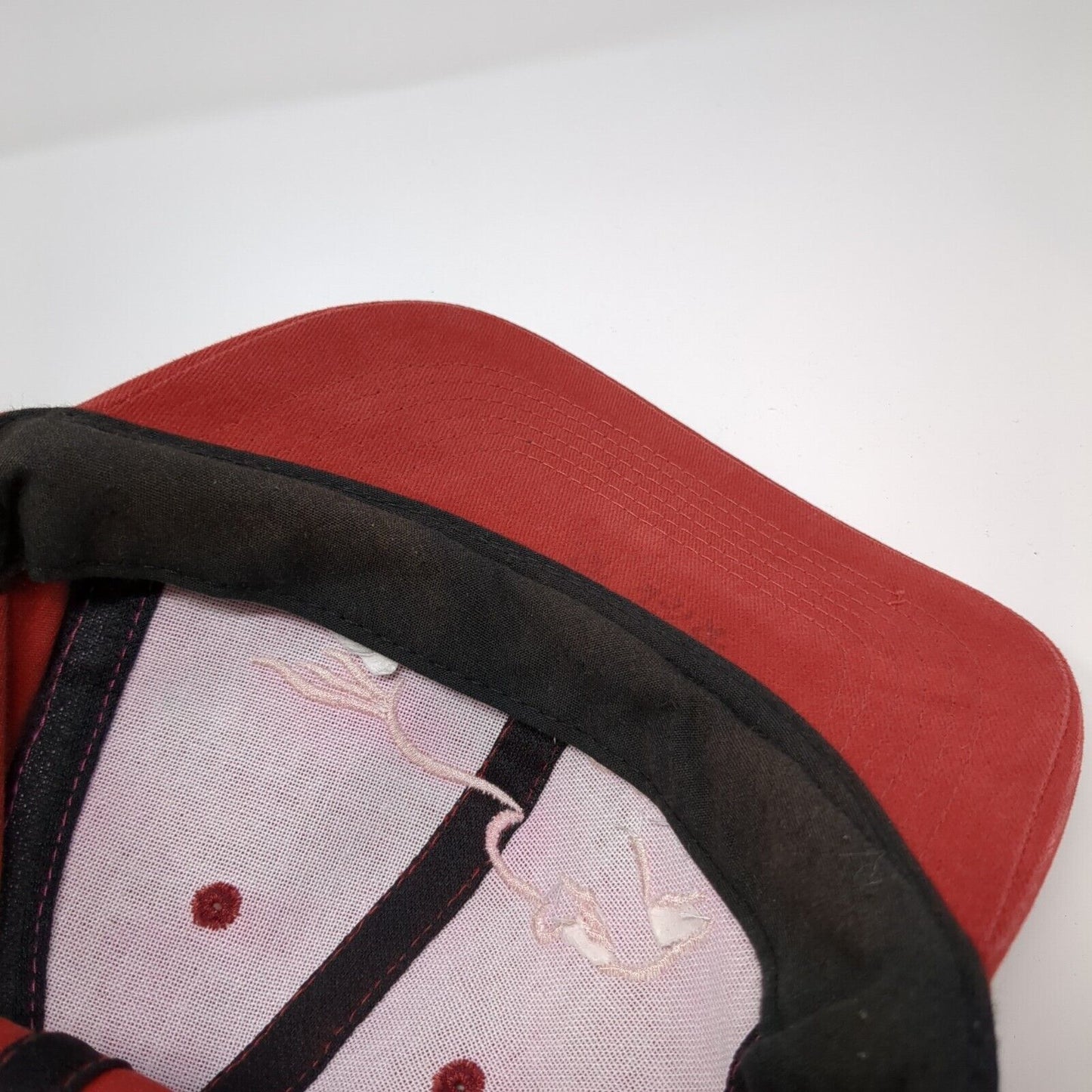 Emerald Downs Slideback Hat Red One Size Adjustable Embroidered 6 Panel Cotton