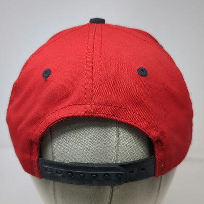 Disney Store Snapback Red Mickey Mouse Plane Crazy Comic Hat USA Vintage
