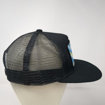 Bart Bridge Trucker Hat Black One Size Snapback Mesh Yountville California Wine