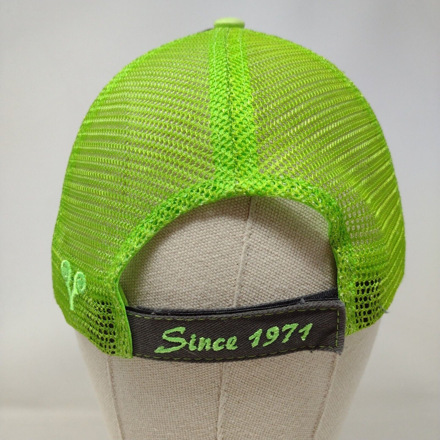 Hibbard Construction Strapback Trucker Hat Multi OSFA Mesh Back Vie