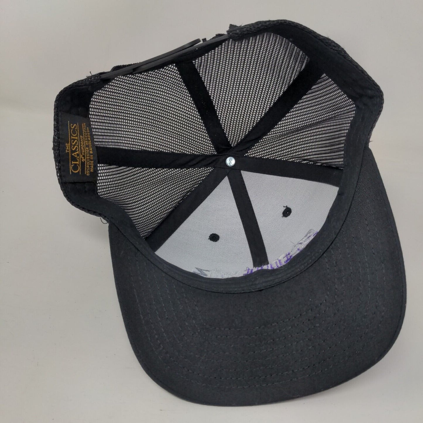 Tint Wiz Snapback Mesh Back Trucker Hat Black One Size Classics Yupoong