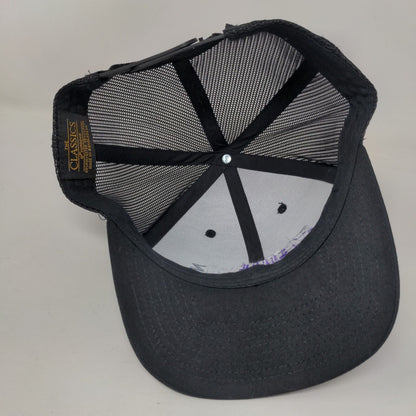 Tint Wiz Snapback Mesh Back Trucker Hat Black One Size Classics Yupoong