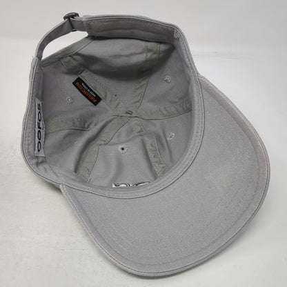 Pukka OOFOS Baseball Cap Gray One Size Adjustable Embroidered Logo Cotton Hat