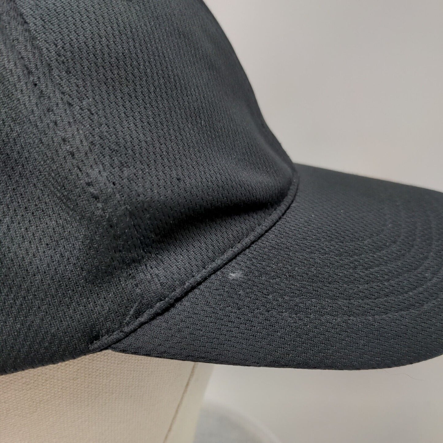 Taco Bell Snapback Hat Black OSFA Embroidered Vent Holes Adjustable