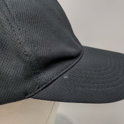 Taco Bell Snapback Hat Black OSFA Embroidered Vent Holes Adjustable