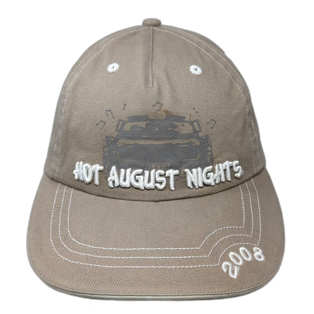 5 Panel Brown Hat One Size 2008 Hot August Nights Reno Sparks Car Show Event