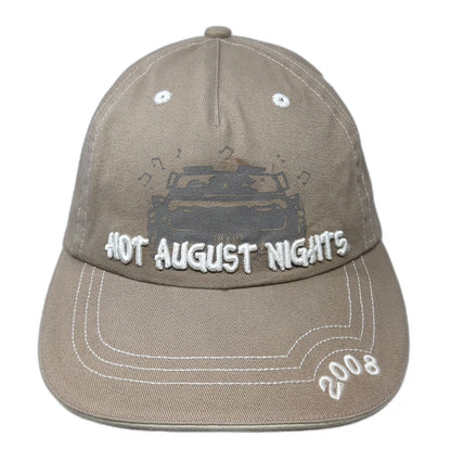 5 Panel Brown Hat One Size 2008 Hot August Nights Reno Sparks Car Show Event