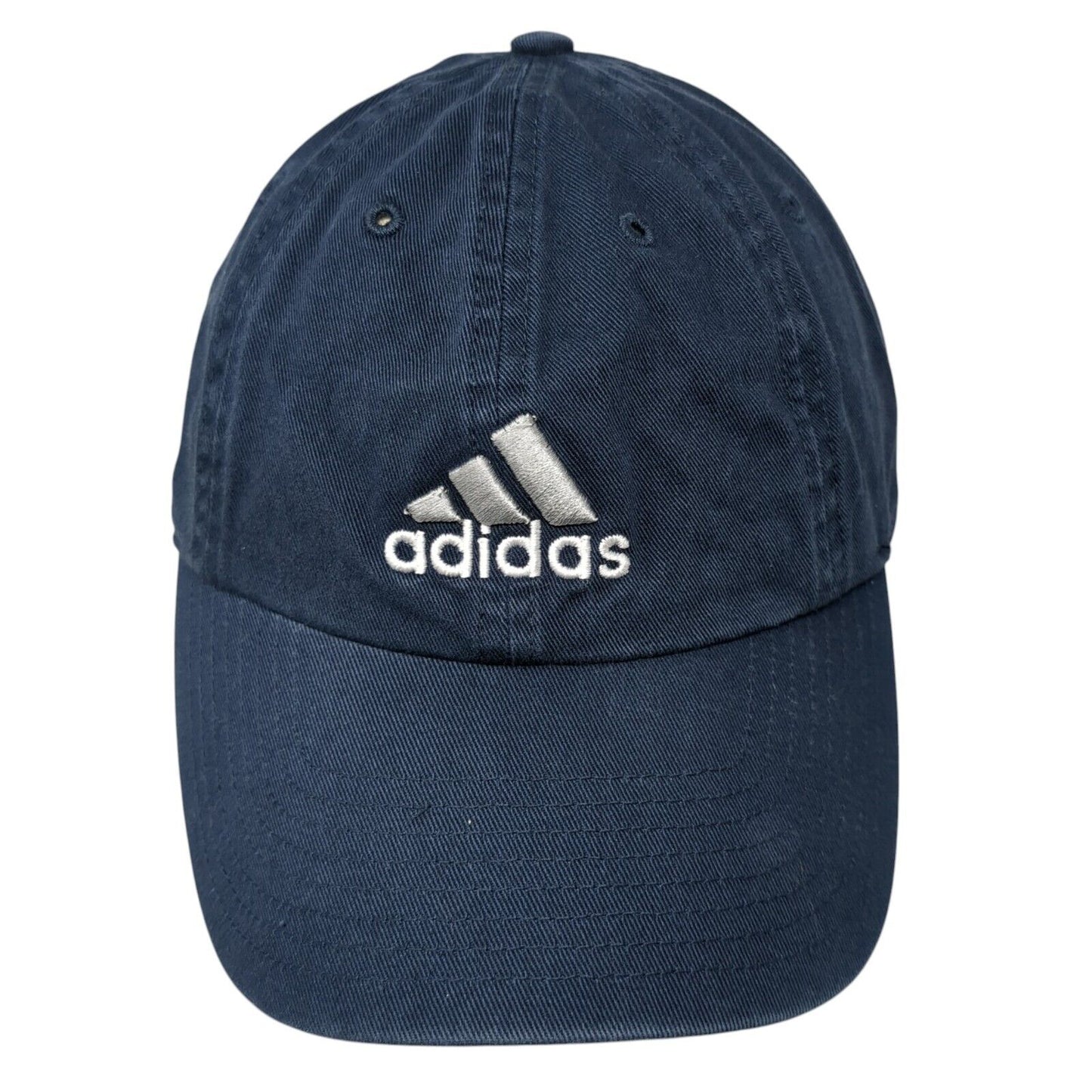 Adidas Slideback Hat Blue One Size Adjustable Embroidered Always Cool Cotton