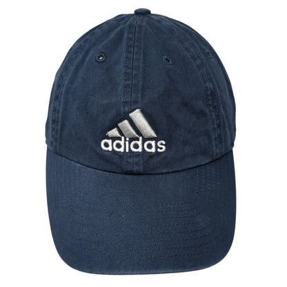 Adidas Slideback Hat Blue One Size Adjustable Embroidered Always Cool Cotton
