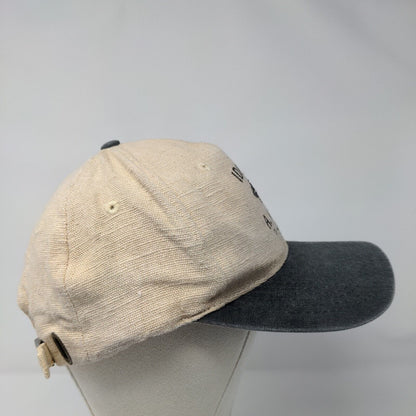 Idaho A.C.A Slideback Hat Tan OSFA Adjustable Colorblock 6 Panel