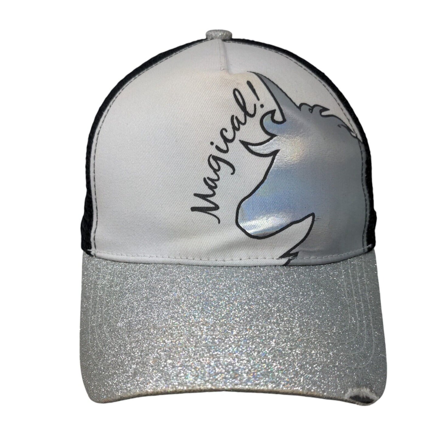 Magical Unicorn Snapback Mesh Back Trucker Hat Multi Ladies One Size