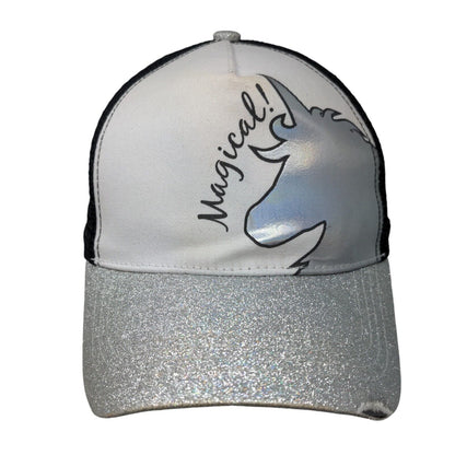 Magical Unicorn Snapback Mesh Back Trucker Hat Multi Ladies One Size