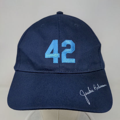 Tampa Bay Rays Men's Snapback Hat Blue OSFA Embroidered #42 Jackie Robinson