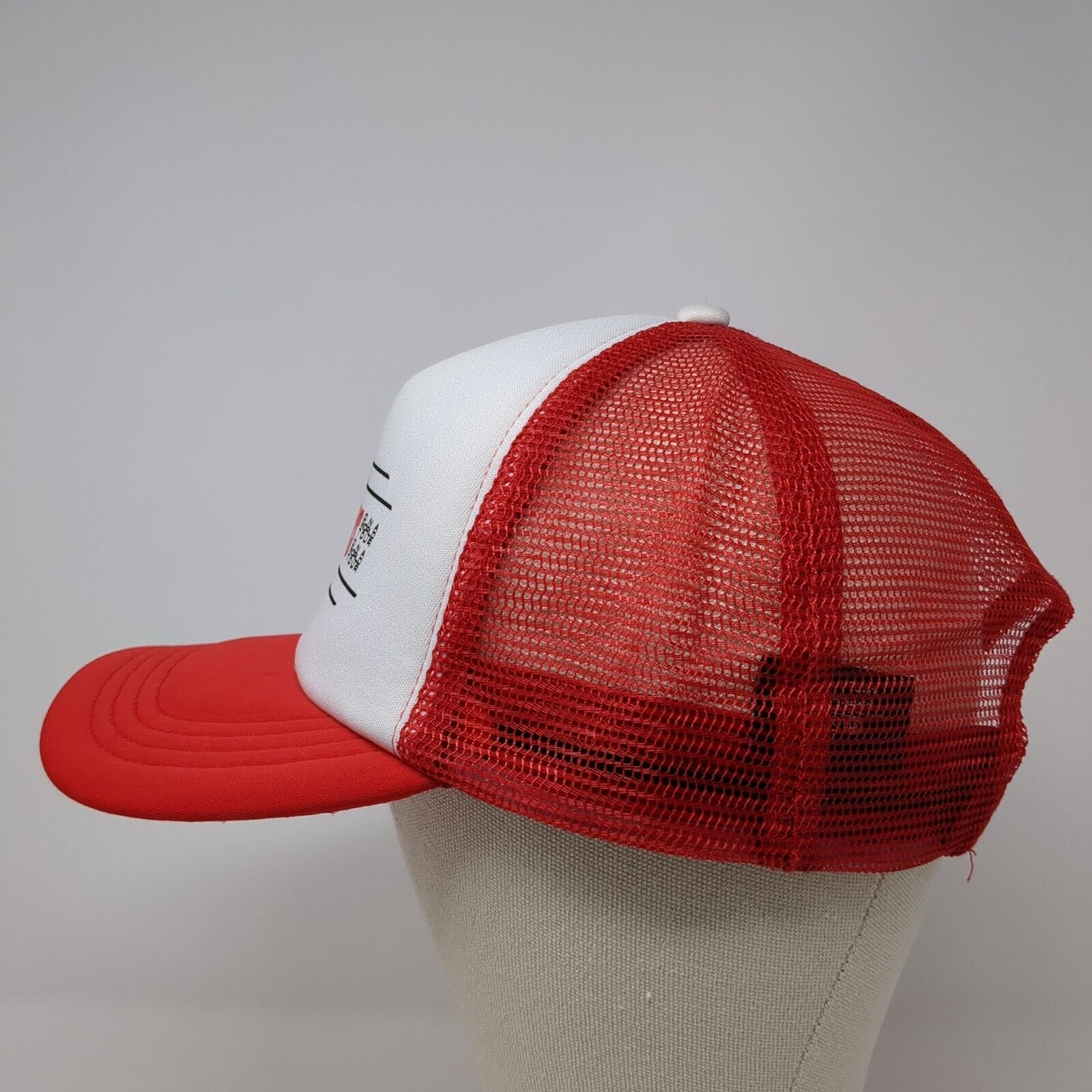 Backstreet Boys DNA World Tour Snapback Trucker Hat Red OS Mesh Back 6 Panel