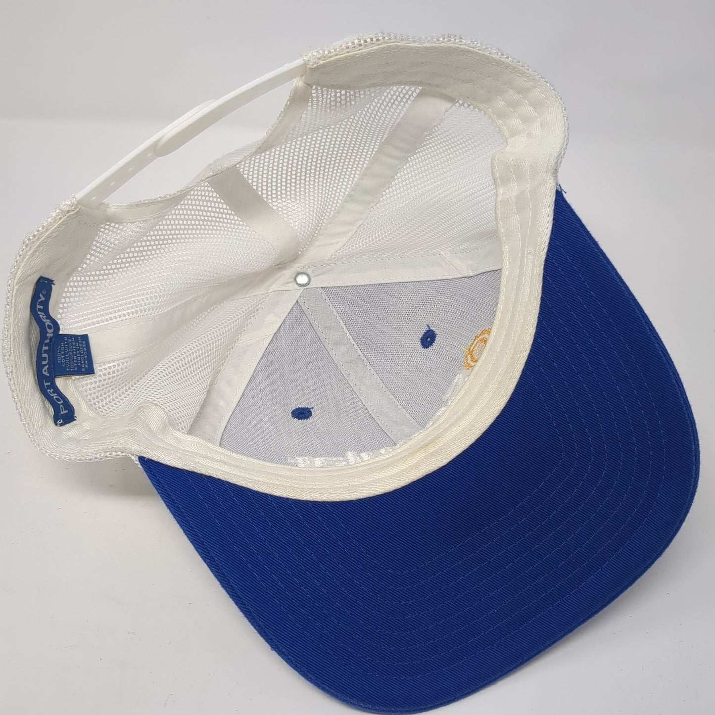 Scoular Snapback Mesh Back Trucker Hat Blue One Size Port Authority