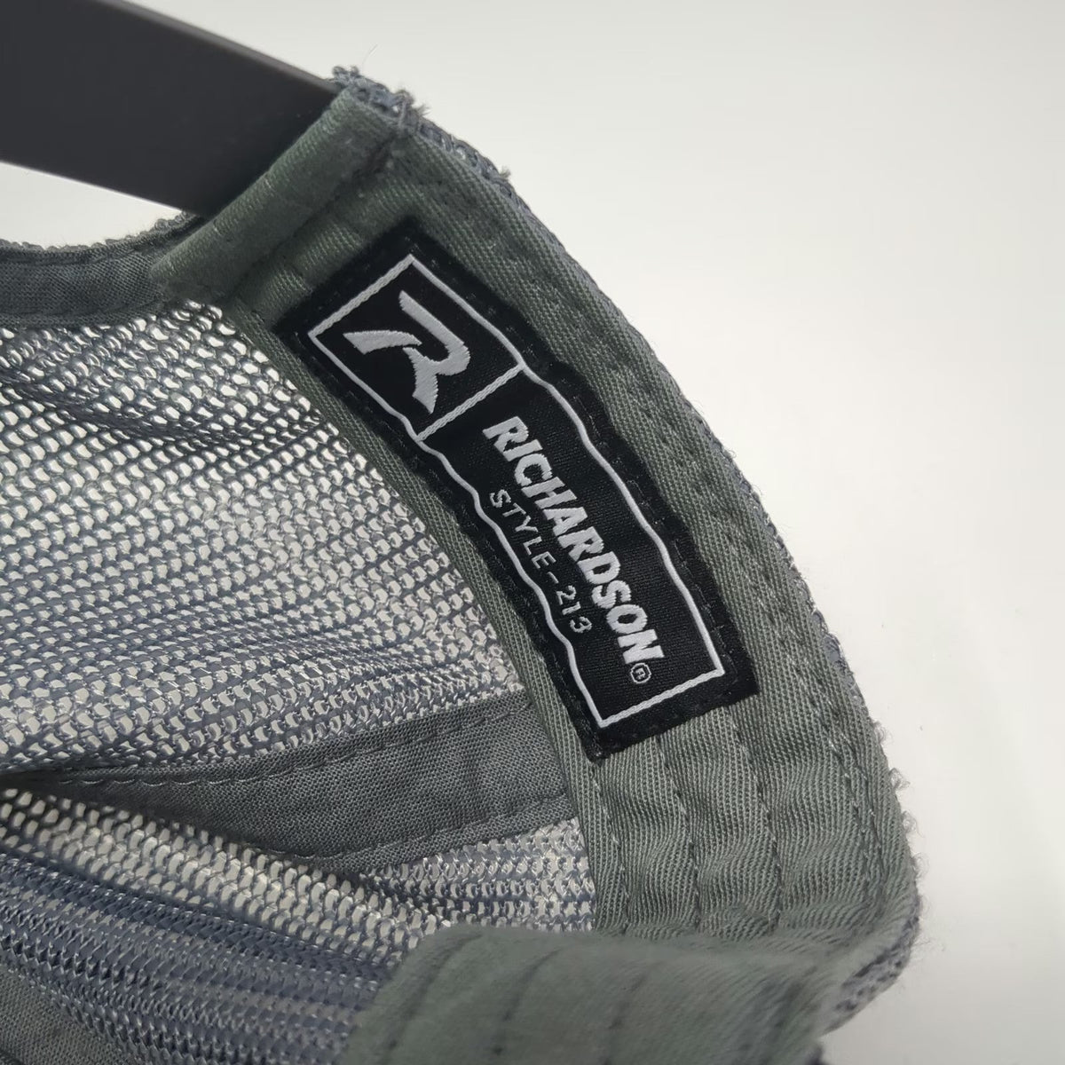 Richardson Trucker Hat Black One Size Get It Dawg Patch Mesh Back Snapback Rope