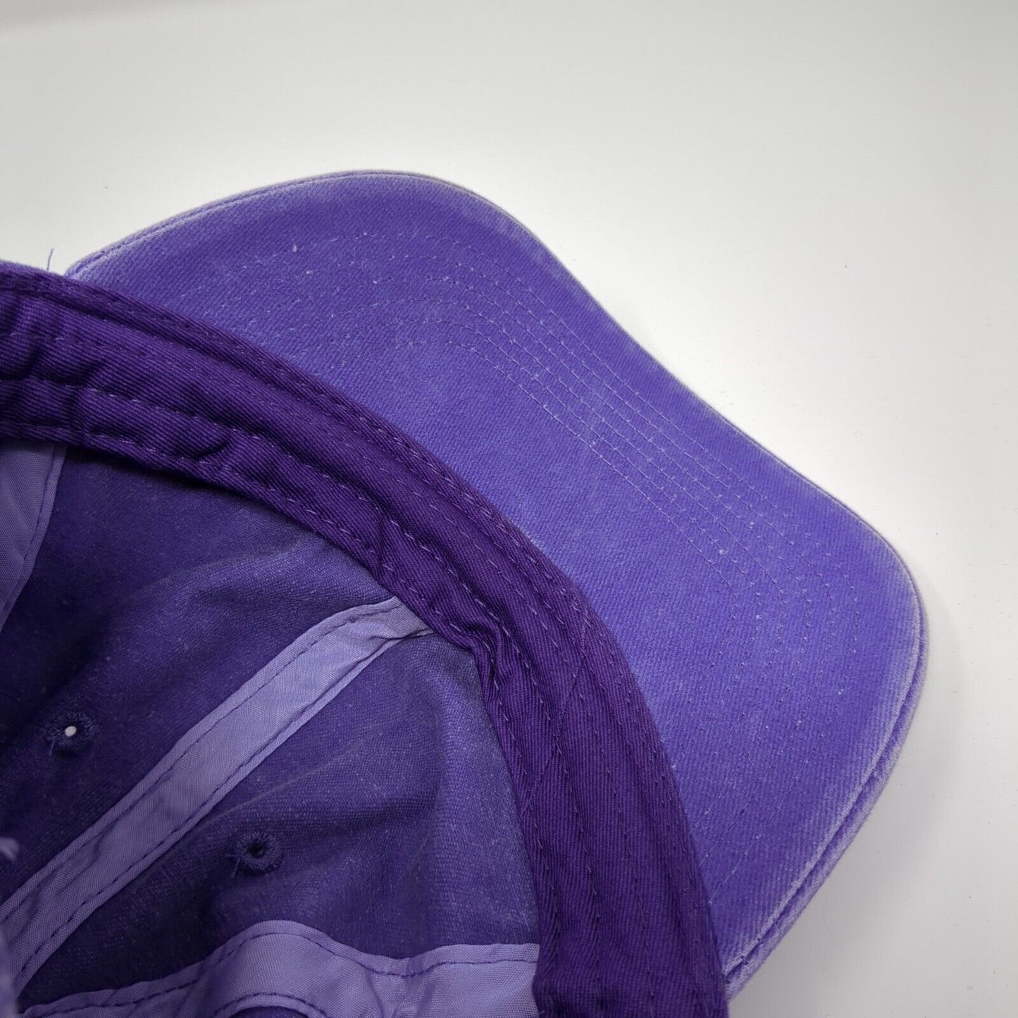 Eeyon Slideback Hat Purple One Size Adjustable Solid Blank 6 Panel